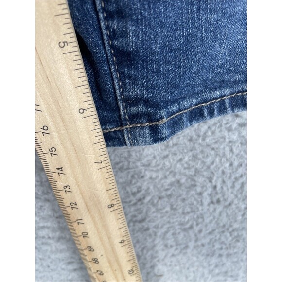 Lucky Brand Bermuda Jean Shorts Womens 31 x 6.5 The Roll Up Dark Wash Mid Rise - Picture 5 of 10